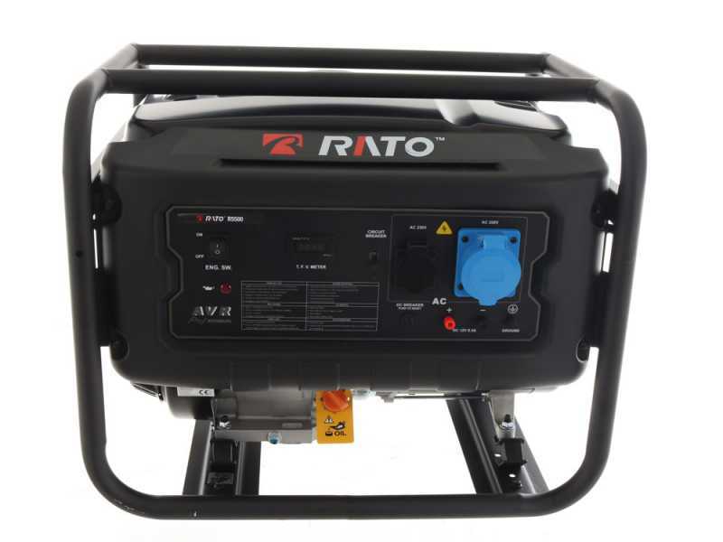 Rato R5500 AVR - 5.5 kW Petrol Power Generator with AVR - DC 5 kW Single-phase