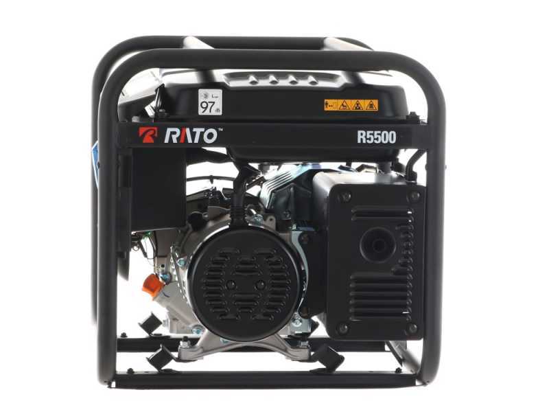 Rato R5500 AVR - 5.5 kW Petrol Power Generator with AVR - DC 5 kW Single-phase