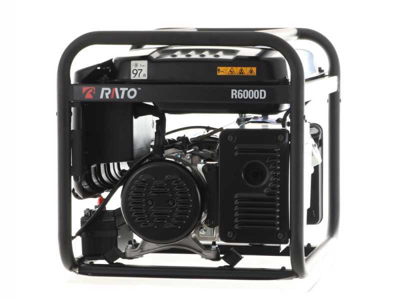 Rato R6000D AVR - 6 kW Petrol Power Generator with AVR and Electric Start - DC 5.5 kW Single-phase