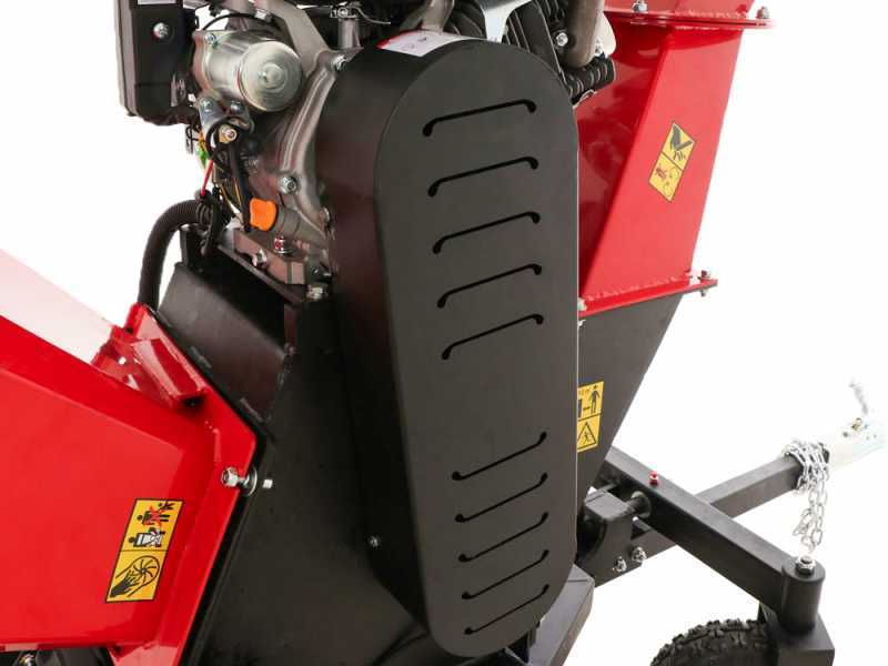 GeoTech-Pro PCS 160LE PRO - Professional petrol garden shredder - Loncin G420FD engine