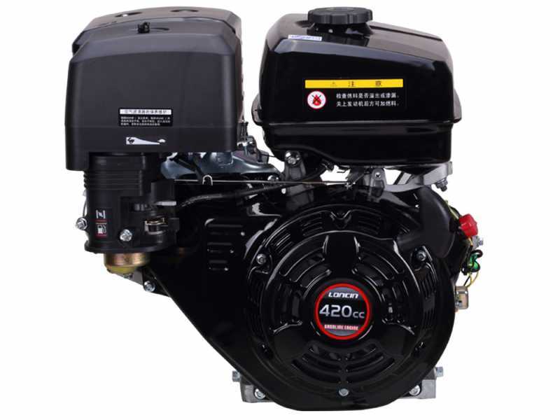 GeoTech-Pro PCS 160LE PRO - Professional petrol garden shredder - Loncin G420FD engine