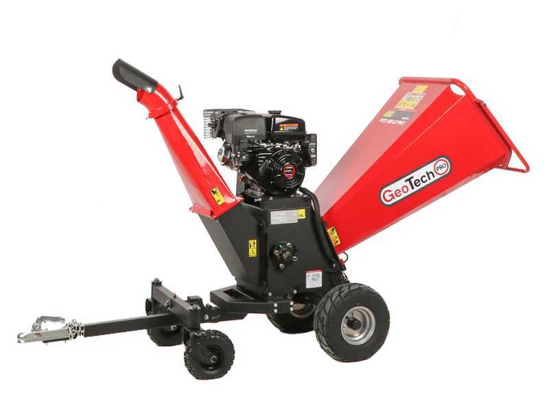 GeoTech-Pro PCS 160LE PRO - Professional petrol garden shredder - Loncin G420FD engine