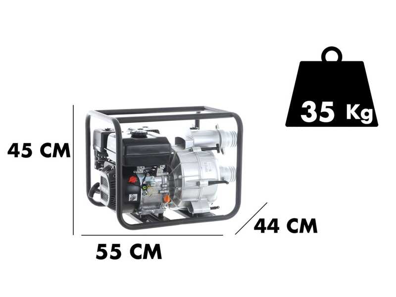 RATO RT80W26 3.8 Water Pump for Dirty Water - R210 Engine