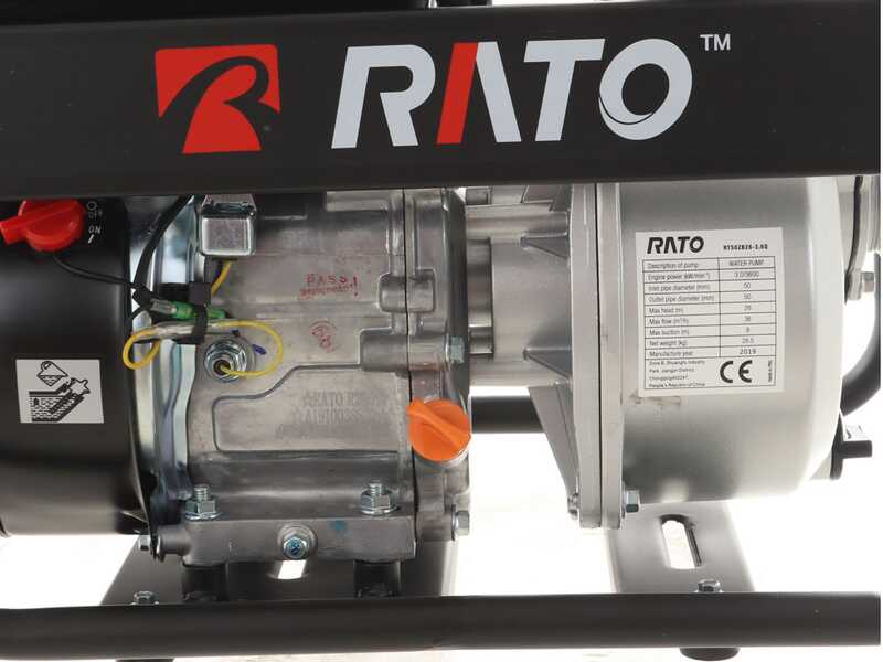 Rato RT50ZB26-3.6Q Petrol Water Pump - R210 engine with oil sensor