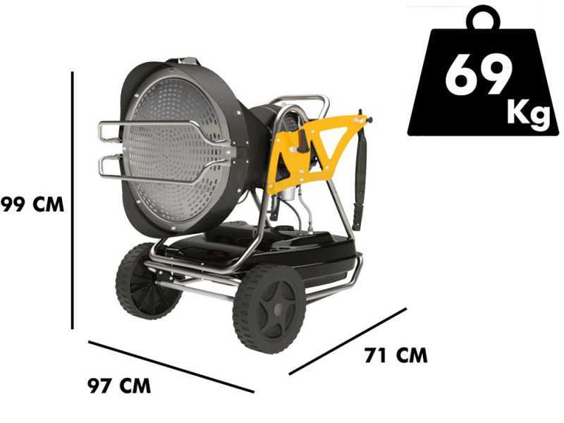Master XL 91 - Direct Infrared Diesel-fuelled Hot Air Generator