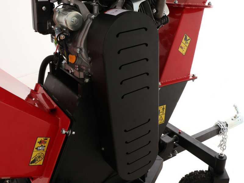 GeoTech-Pro PCS 160 BSE PRO - Professional petrol garden shredder - B&amp;S XR2100 engine