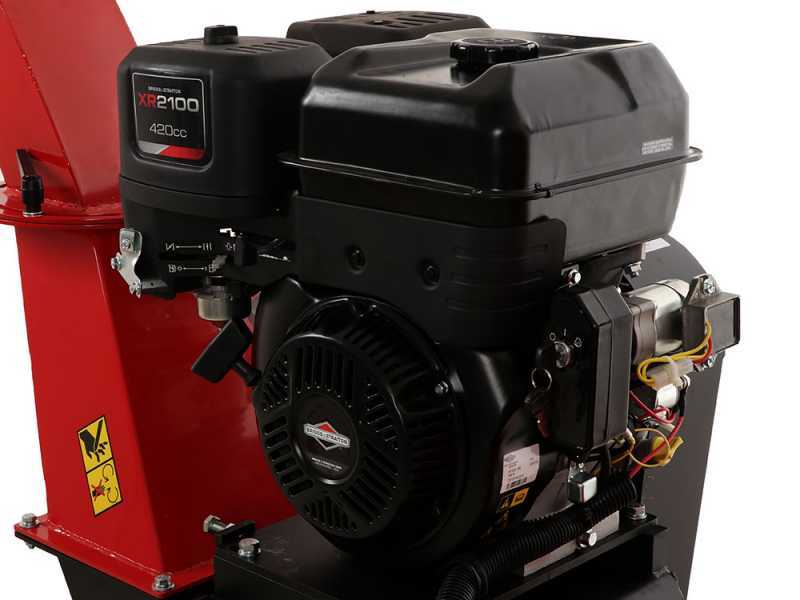 GeoTech-Pro PCS 160 BSE PRO - Professional petrol garden shredder - B&amp;S XR2100 engine
