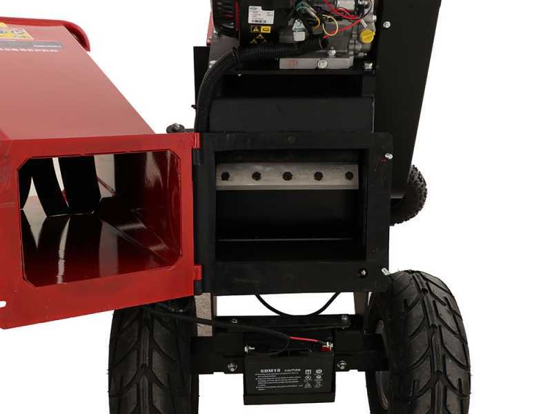 GeoTech-Pro PCS 160 BSE PRO - Professional petrol garden shredder - B&amp;S XR2100 engine