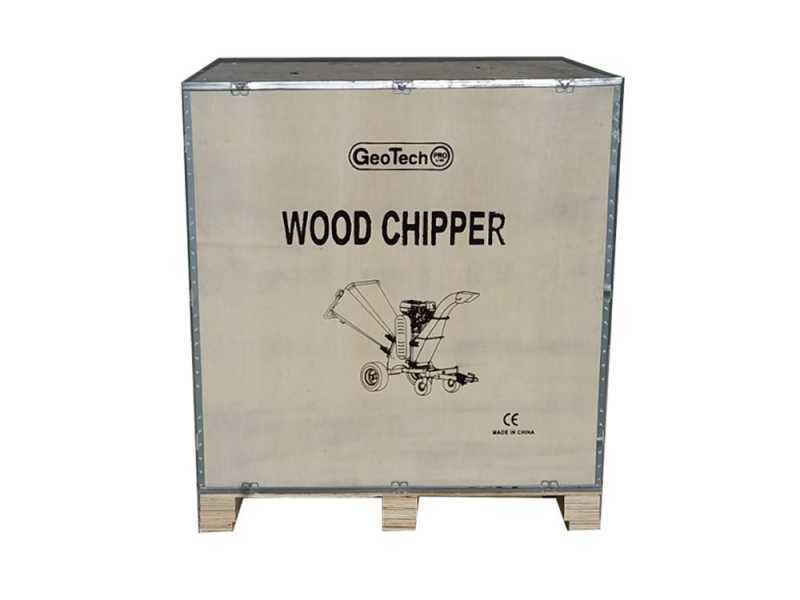 GeoTech-Pro PCS 160 BSE PRO - Professional petrol garden shredder - B&amp;S XR2100 engine