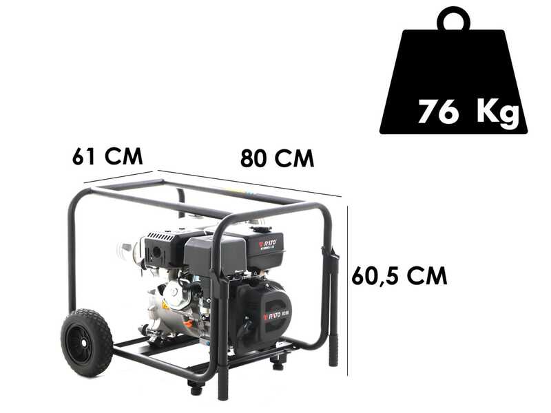 RATO RT100NB26 Petrol Water Pump for Dirty Water