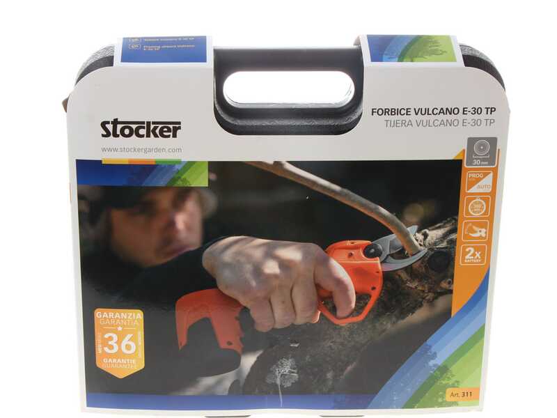 Stocker Vulcano E-30 TP Battery-powered Pruning Shears 16.8 V, Progressive Cut