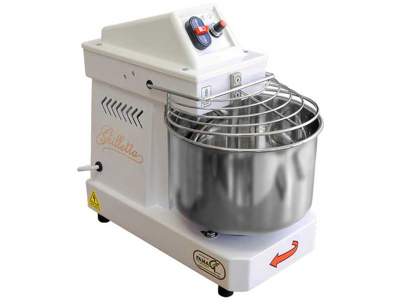 Famag Grilletta IM 5/230 10 Speed HH - 5 kg high hydration spiral mixer