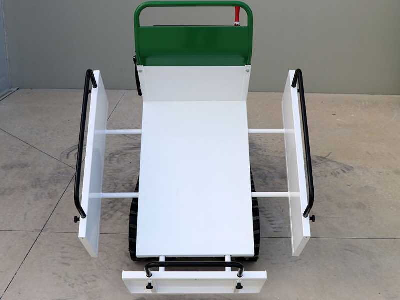 Seven Italy T300 GX Tracked Power Barrow - Extendable dumper truck - 300 Kg loading capacity