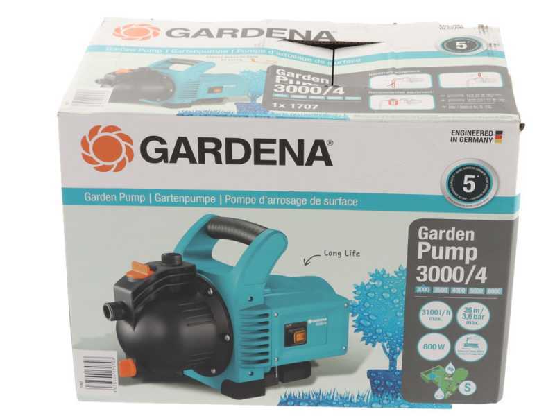 best 600W Gardena , 3000/4 - Electric AgriEuro on Pump deal Garden