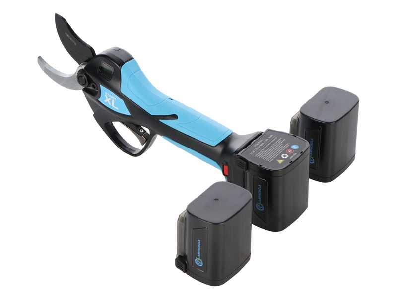 Campagnola Stark XL - Electric Pruning Shear with Cable and Battery Holster Kit - 3x 21.6V 2.5 Ah