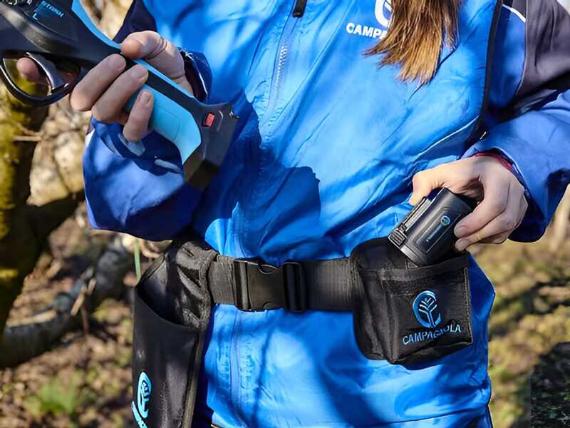 Campagnola Stark XL - Electric Pruning Shear with Cable and Battery Holster Kit - 3x 21.6V 2.5 Ah - 40mm Cutting diameter