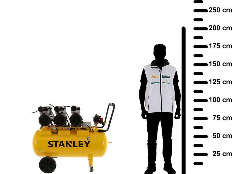 Stanley DST370/8/100-3 - Electric Air Compressor - SXCMS3013E  Wheeled 100 L