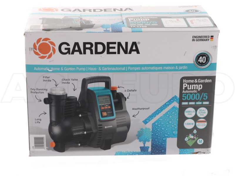 Gardena 5000/5E LCD Automatic Pump with Energy Saving Function