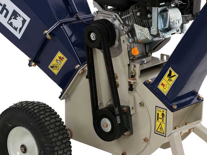 BullMach Hercules 65 L - Petrol garden shredder - Loncin LC170F 212cc engine