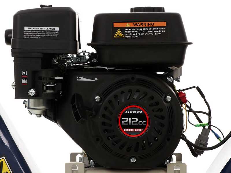 BullMach Hercules 65 L - Petrol garden shredder - Loncin LC170F 212cc engine