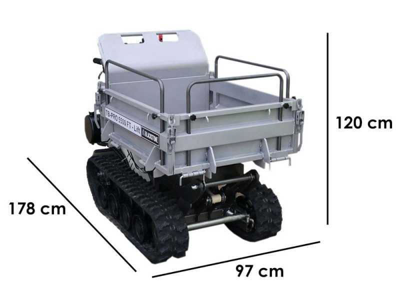 Tracked Power Barrow Blackstone TB-PRO 5500 FT-Lift - Pantograph lift-up body