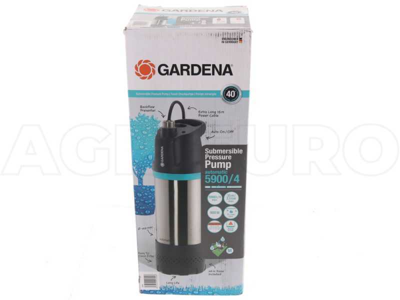 Gardena 5900/4 Inox Automatic - Submersible depth pump - for clear water - 900W