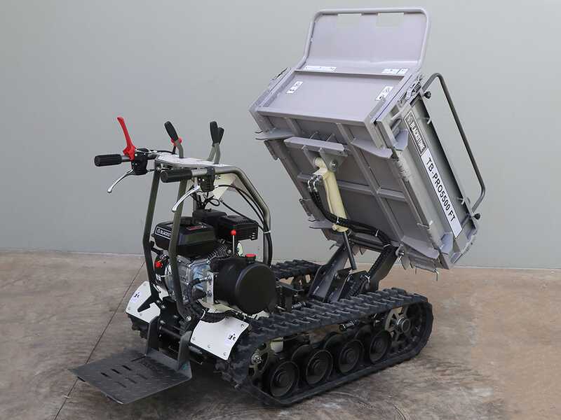 Tracked Power Barrow Blackstone TB-PRO 5500 FT - Extendable tipping body 500 Kg