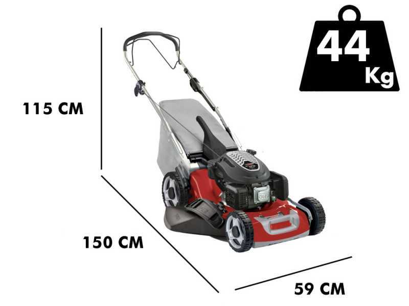 CastelGarden XM 55 S Self-propelled Lawn Mower with ST 170 Petrol Engine - 53 cm Cutting Width