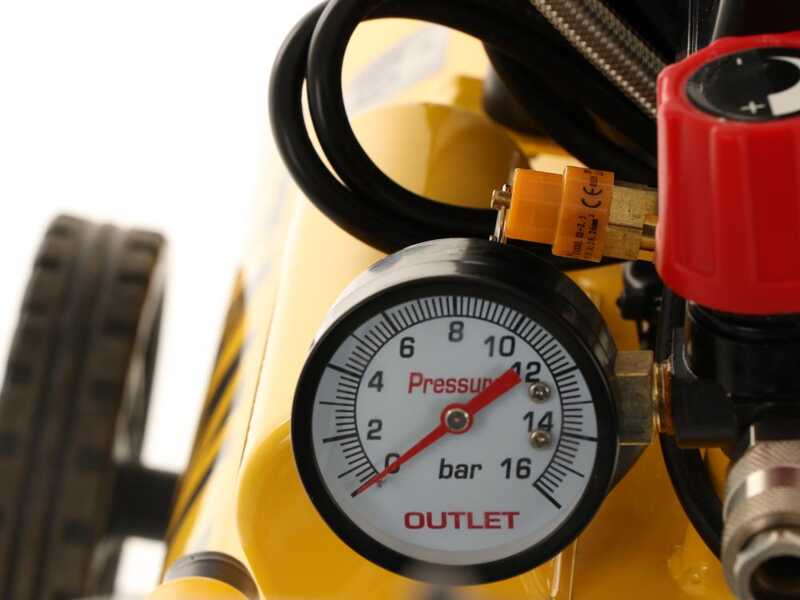 Stanley DST 150/8/50 SXCMS1350HE - Wheeled Electric Air Compressor - 50 L Oilless - Silenced