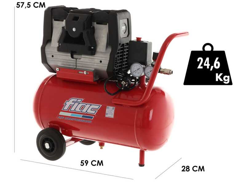 Fiac Super Silent 24 XS88 - Silenced Electric Air Compressor