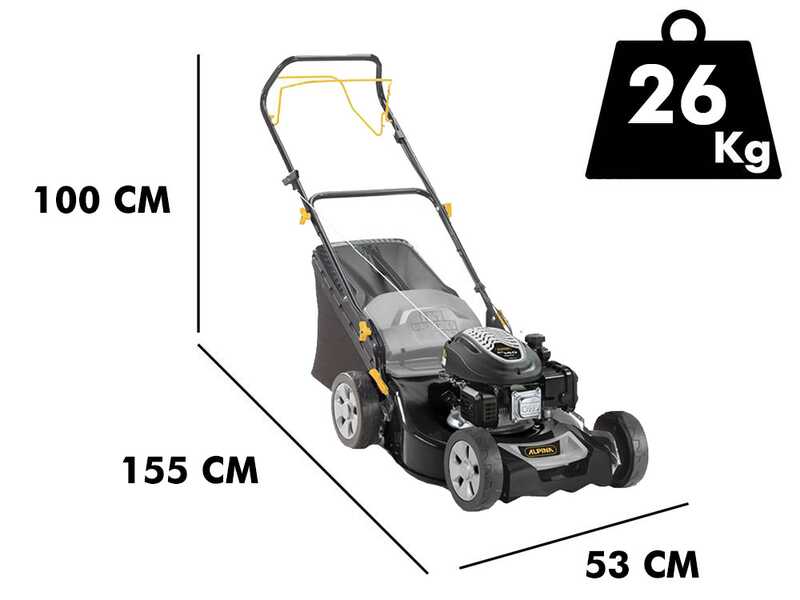 Alpina AL5 46 SA Self-propelled Lawn Mower with 139 cc ST 140 Petrol Engine