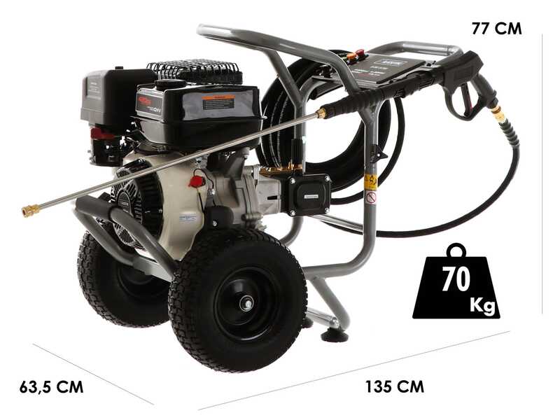 BlackStone B-PW 15/300 - Pressure washer with combustion engine - 310 bar - 900 L/h - with Annovi &amp; Reverberi pump