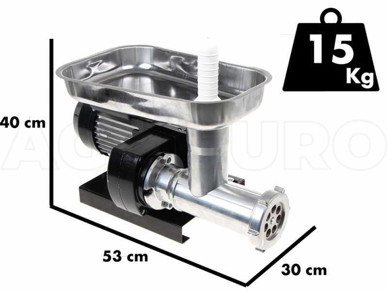 Palumbo Pavi L12 Meat Mincer Stainless Steel Body with 0.45 Hp Electric Motor