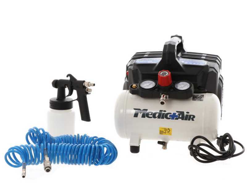 Medic+Air Siltek S/6 Sanifico - Portable Compact Electric Air Compressor for sanitizing - 6 L