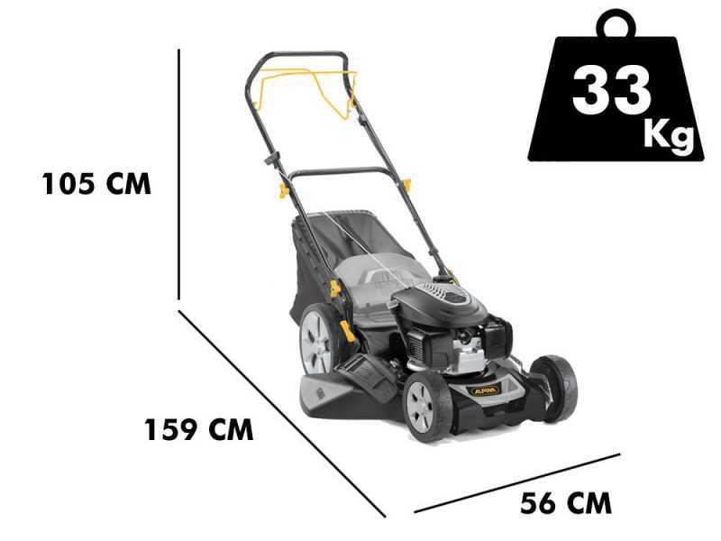 Alpina A5 51 SHQ Self-propelled Lawn Mower - 51 cm Cuttin Width and Honda GCVx170 Petrol Engine