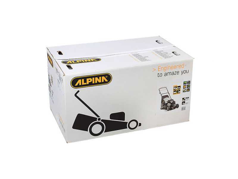 Alpina A5 51 SHQ Self-propelled Lawn Mower - 51 cm Cuttin Width and Honda GCVx170 Petrol Engine