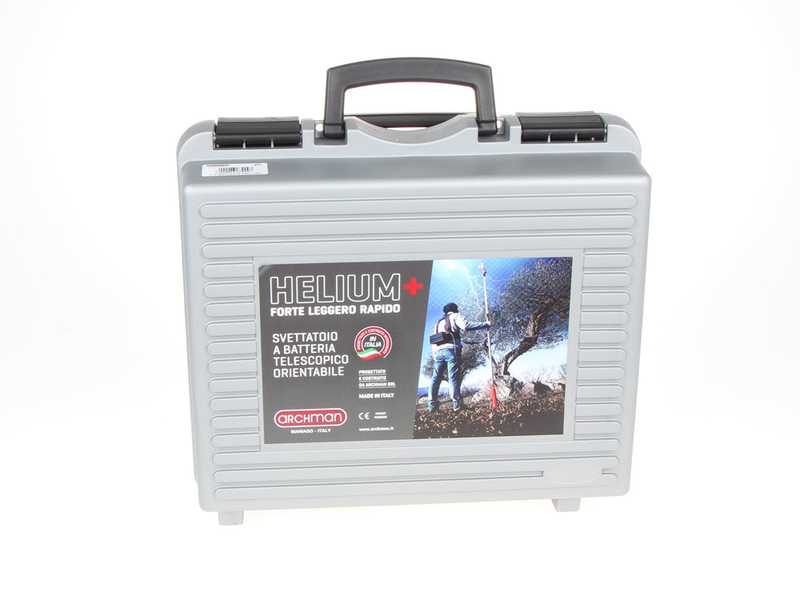 Battery-powered HELIUM+ Archman Lopping Shears with telescopic pole - swiveling cutting head