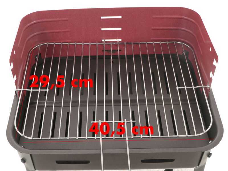 Seven Italy Flavia s/r 45 - Handmade charcoal barbecue - 45,5x29,5 cm