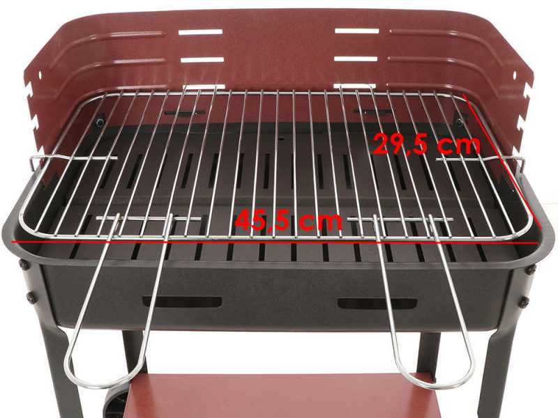 Mille Flavia c/r 45 - Handmade charcoal barbecue - 45,5x29,5 cm