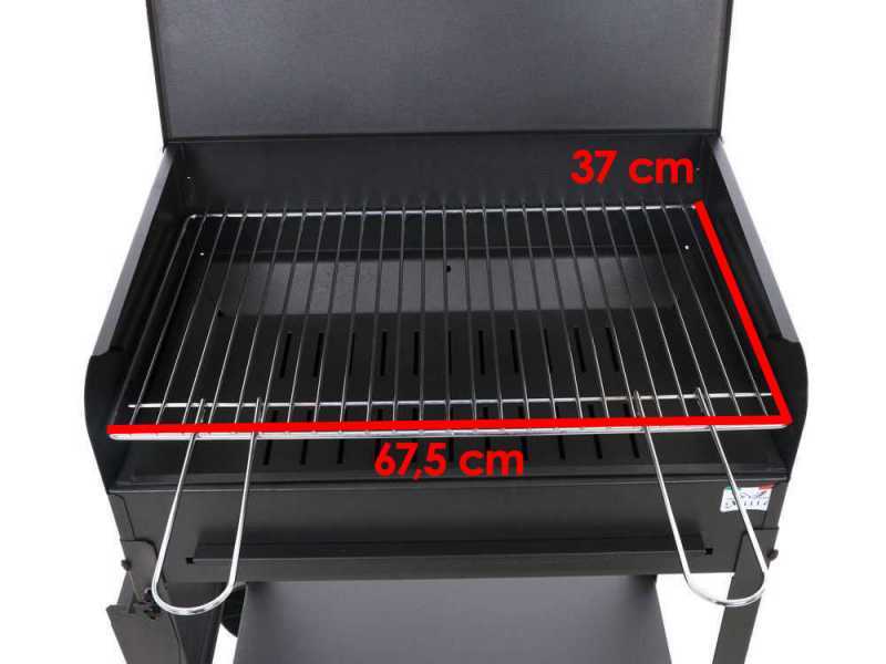 Seven Italy Polifemo Large - Handmade charcoal barbecue - 67,5x37 cm