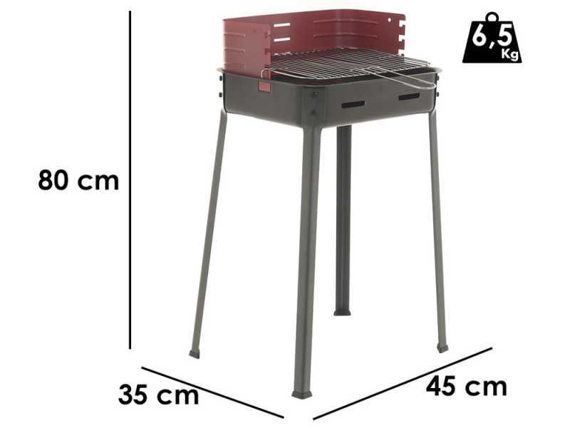 Mille Flavia s/r 41 - Handmade charcoal barbecue - 41x29,5 cm