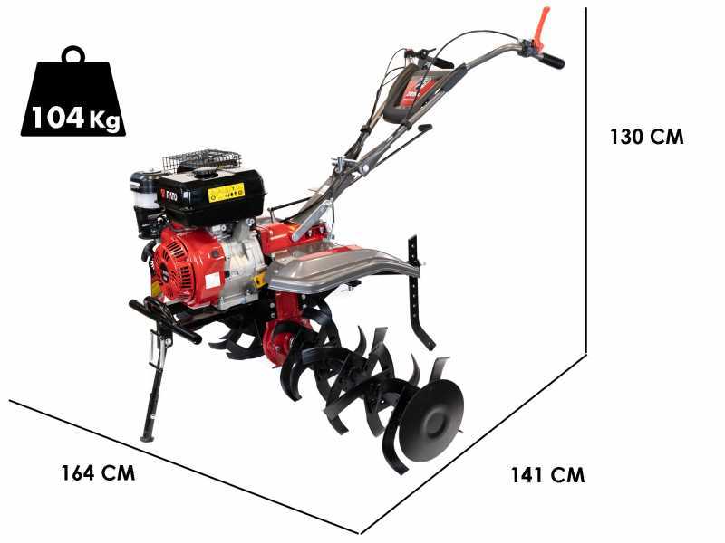Italian Power RG6.5 130 Garden Tiller 141 cm tine best deal on