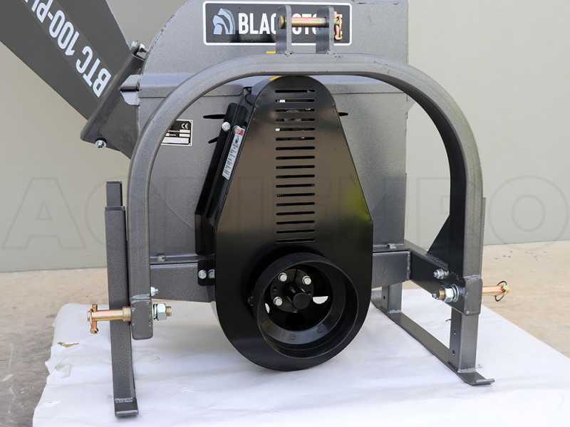 BlackStone BTC 100-PLUS - Tractor-mounted garden shredder - Belt drive 