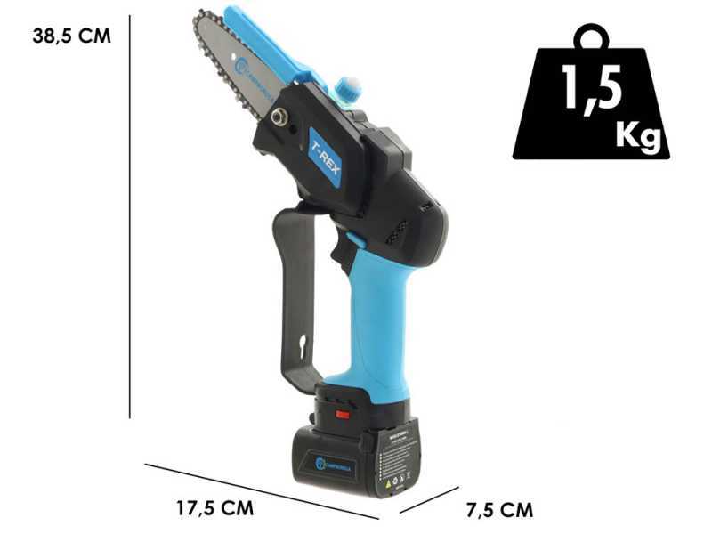 Campagnola T-Rex Manual Battery-powered Electric Pruner - 1 4Ah Battery + 1 2.5Ah Battery