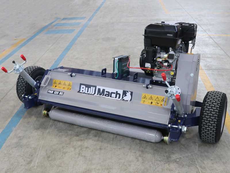 BullMach PAN 120 L - ATV-mounted Trailed Rough Cut Mower - Loncin G420FD