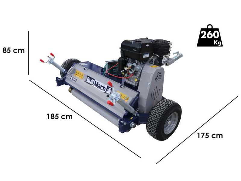 BullMach PAN 120 BS - ATV-mounted Trailed Rough Cut Mower - B&amp;S XR2100