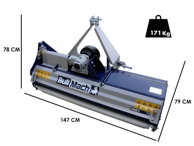 BullMach ERMES 135 F - Tractor-mounted Flail Mower - Light Series