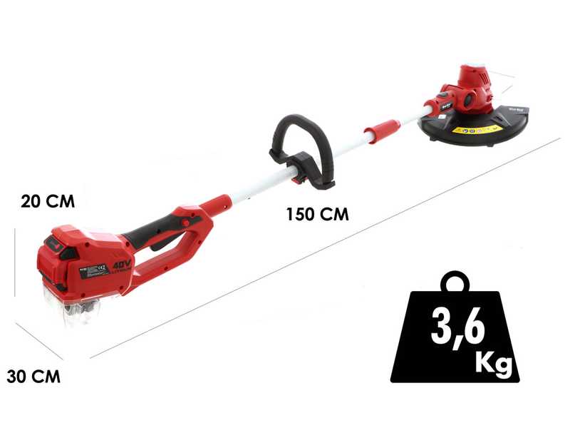 Blue Bird R3S - Battery-powered Edge Trimmer - 40V - 2.5Ah