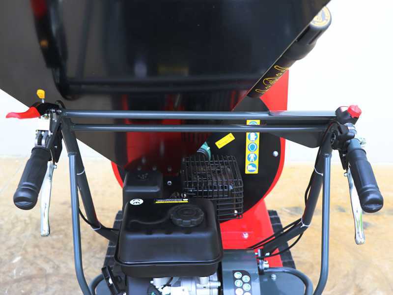 Zanon BC 90 Cingo - Self-propelled Track-mounted garden shredder on wheelbarrow - Honda GX390 engine