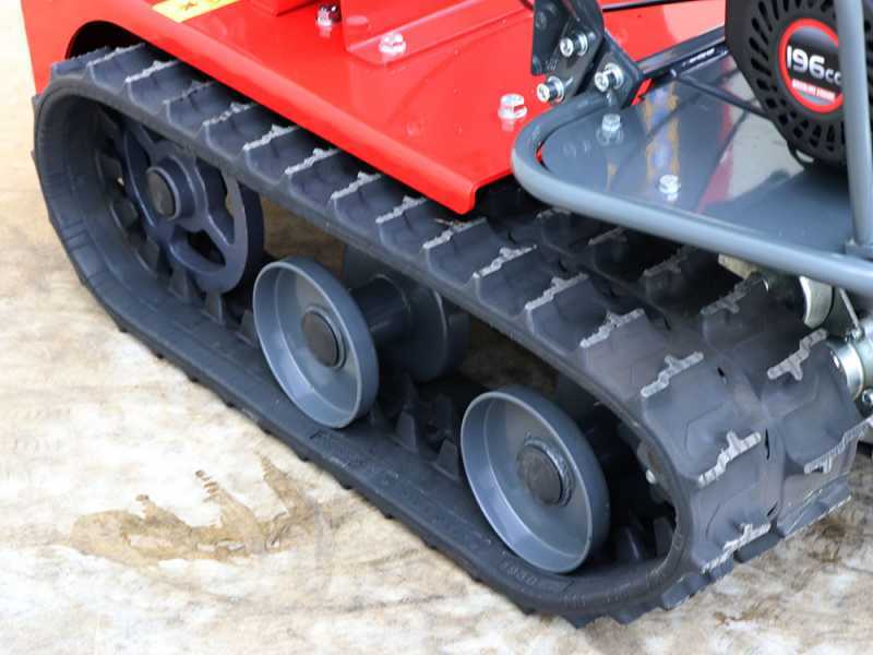 Zanon BC 90 Cingo - Self-propelled Track-mounted garden shredder on wheelbarrow - Honda GX390 engine